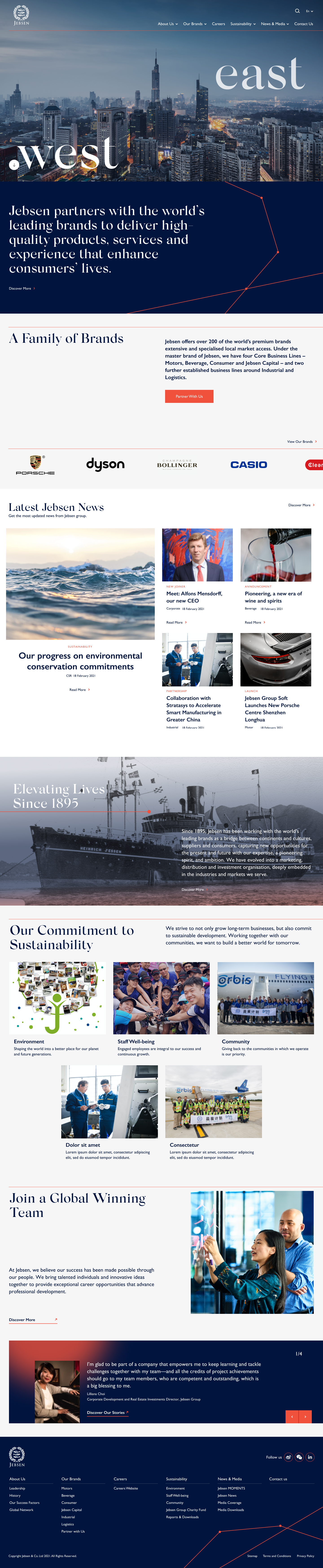 Jebsen homepage